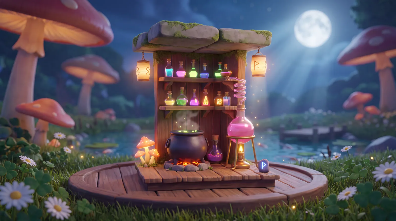 Alchemy Vial in Bloom