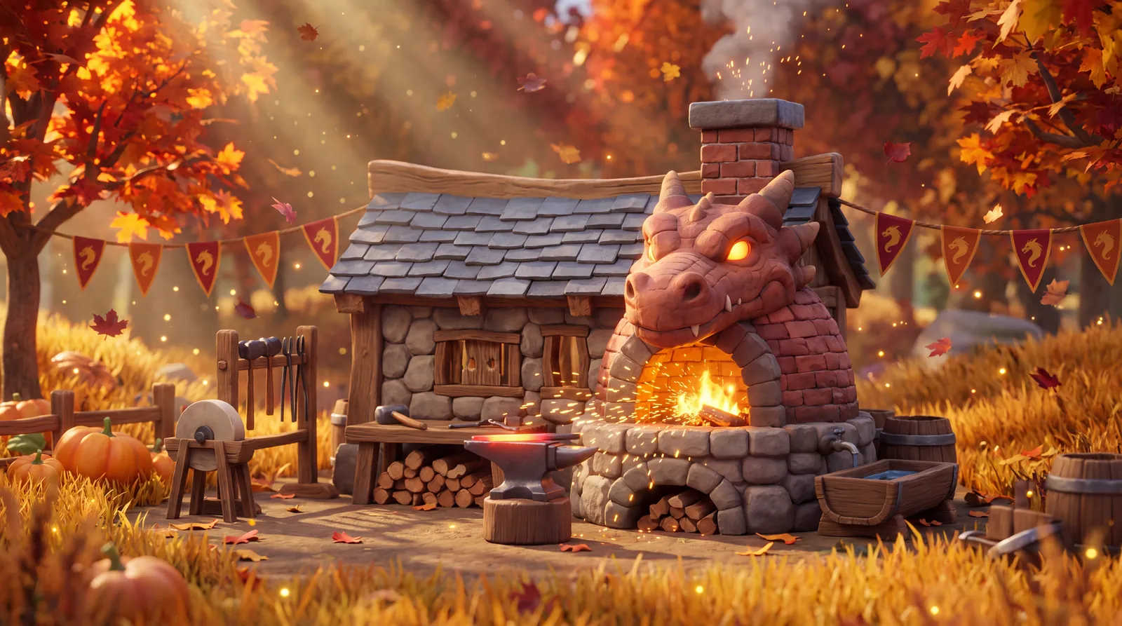 Dragon Forge in Garden