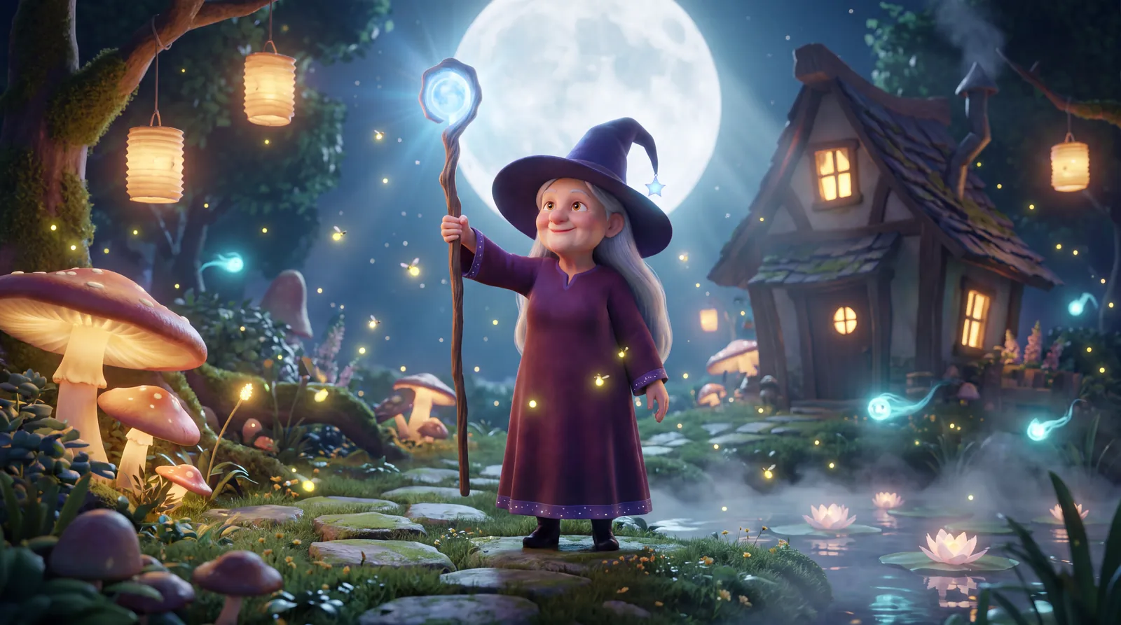 The Moon Witch in Bloom